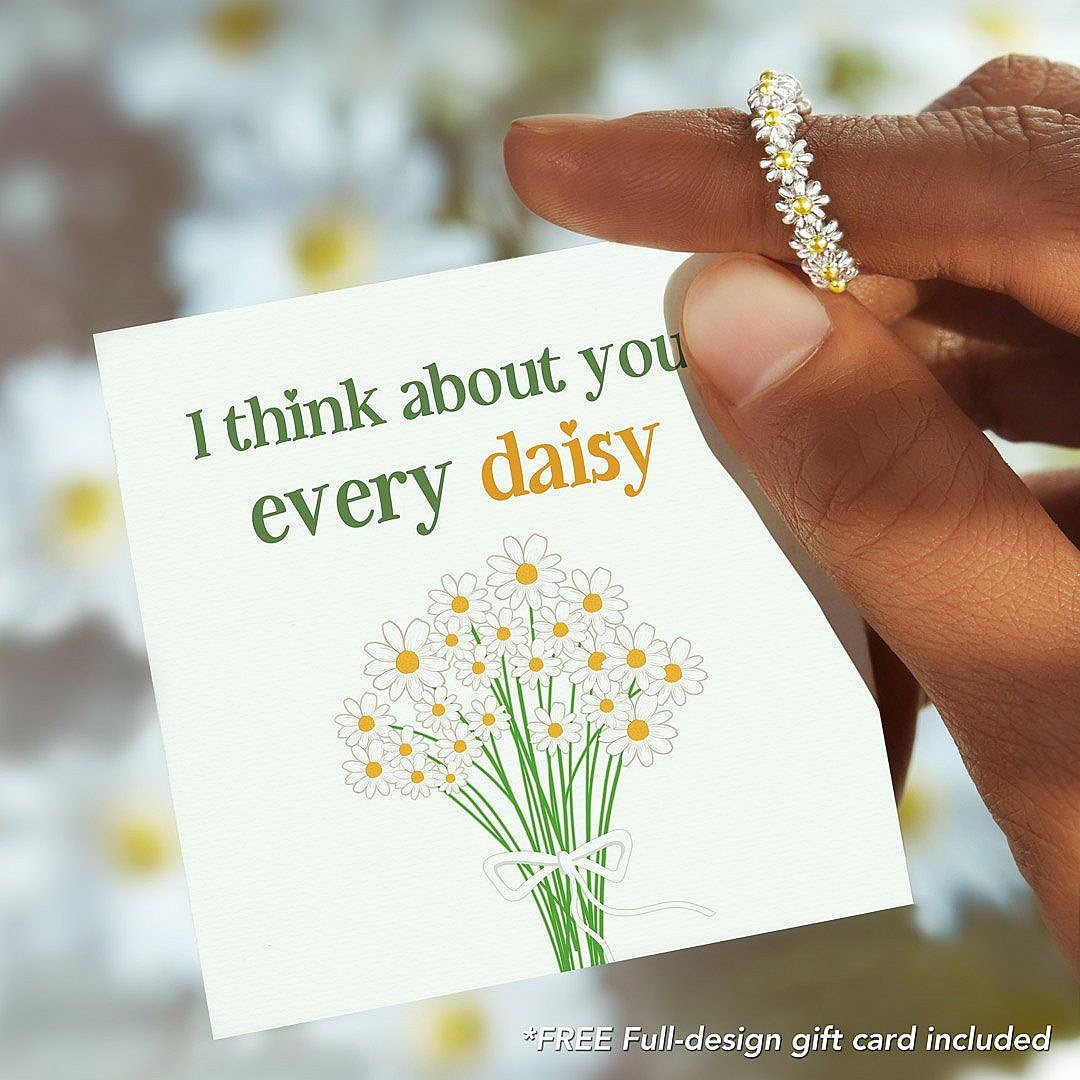 Vintage Daisy Ring- Adjustable